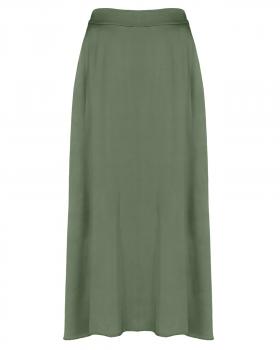 Satinrock mit Seide in  oliv von Selected Touch (Bild 1)