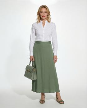 Satinrock mit Seide in  oliv von Selected Touch (Bild 2)