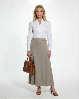 Satinrock mit Seide in  taupe von Selected Touch (Bild 2)