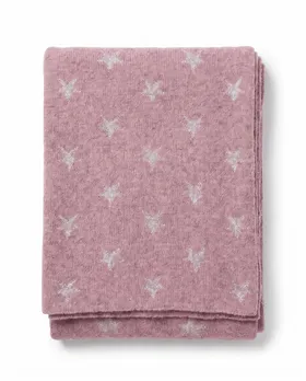Schal Sterne mit Cashmere in  beere von Moda Italia (Bild 1)