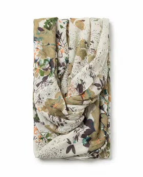 Schlauchschal Bl�tenmuster in  beige von FASHION (Bild 2)