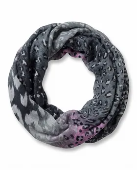 Schlauchschal gemustert in  grau von fashion made in italy (Bild 1)