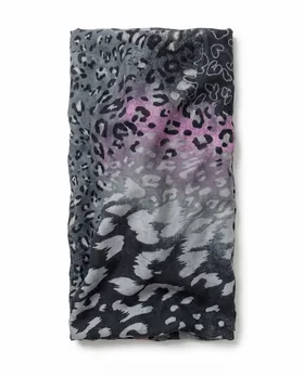 Schlauchschal gemustert in  grau von fashion made in italy (Bild 2)
