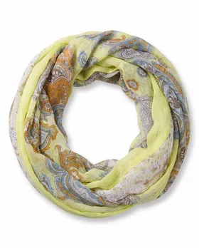 Schlauchtuch mit Paisley Print in  gelb von fashion made in italy (Bild 1)