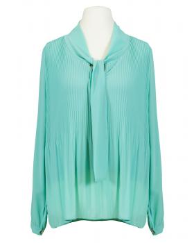 Schluppenbluse mit Plissee in  aqua von Montan (Bild 1)