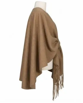 Schultertuch mit Fransen in  camel von Moda Italia (Bild 2)