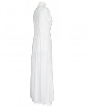 Seidenkleid mit Spitze in  weiss von Spaziodonna (Bild 2)