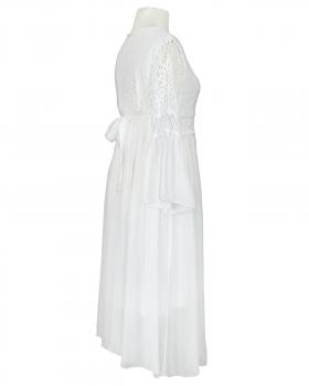 Seidenkleid mit Spitze in  weiss von Spaziodonna (Bild 2)