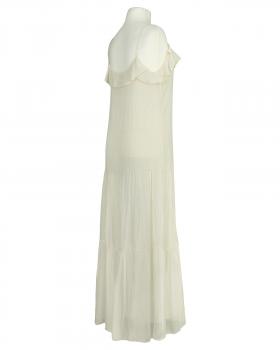 Seidenkleid mit Volant in  creme von Made in Italy (Bild 2)