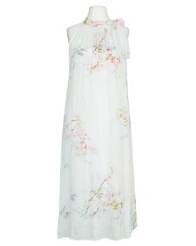 Seidenkleid Neckholder Floral in  weiss von Spaziodonna (Bild 1)