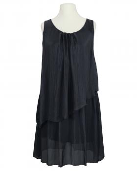 Seidentunika Lagenlook in  schwarz von Spaziodonna (Bild 1)