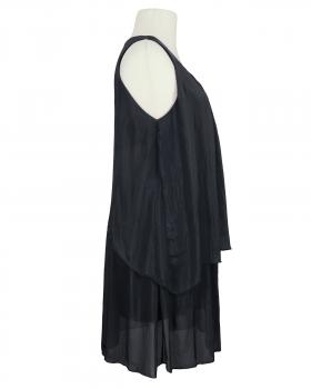 Seidentunika Lagenlook in  schwarz von Spaziodonna (Bild 2)
