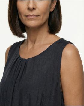 Seidentunika Lagenlook in  schwarz von Spaziodonna (Bild 5)