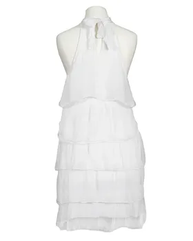 Seidentunika Volant in  wei� von Carla Giannini (Bild 2)