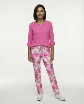 Shirt Baumwolle in  pink von New Collection (Bild 2)