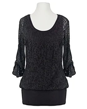 Shirt Cut Out in  schwarz von Creative (Bild 1)