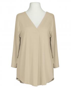 Shirt im Blusenstil in  beige von Made in Italy (Bild 1)
