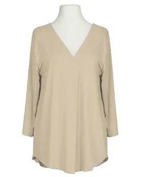 Shirt im Blusenstil in  beige von Made in Italy (Bild 1)