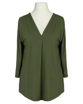 Shirt im Blusenstil in  oliv von Made in Italy (Bild 1)