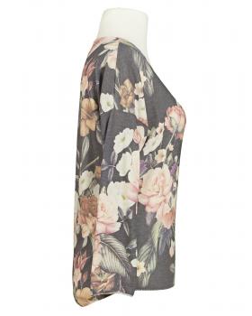 Shirt mit Blumen in  grau von Spaziodonna (Bild 3)