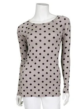 Shirt mit Punkten in  beige von Carla Giannini (Bild 1)