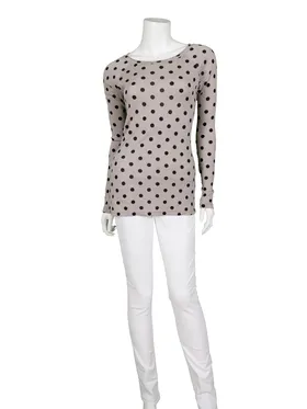 Shirt mit Punkten in  beige von Carla Giannini (Bild 2)