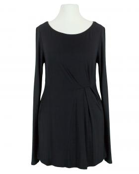 Shirt mit Raffung in  schwarz von S-twelve (Bild 1)