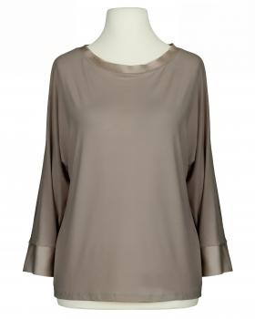 Shirt mit Satin in  braun von Italia Moda (Bild 1)