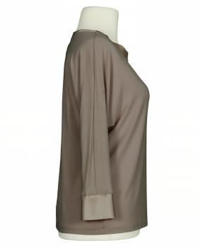 Shirt mit Satin in  braun von Italia Moda (Bild 2)