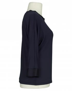 Shirt mit Satin in  dunkelblau von Italia Moda (Bild 2)