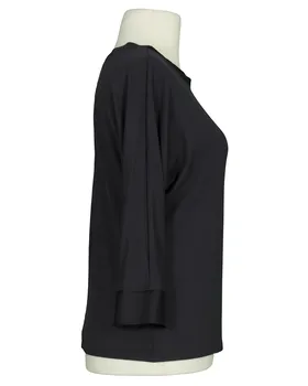 Shirt mit Satin in  schwarz von Italia Moda (Bild 2)