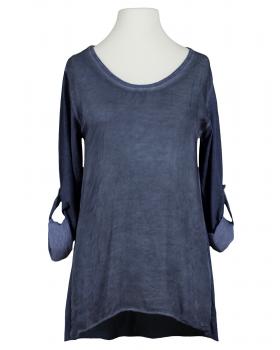 Shirt mit Seide in  blau von Spaziodonna (Bild 1)