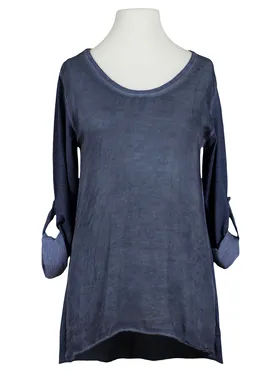 Shirt mit Seide in  blau von Spaziodonna (Bild 1)
