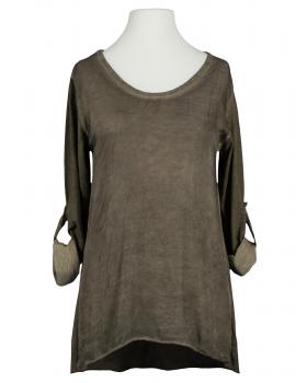 Shirt mit Seide in  braun von Spaziodonna (Bild 1)