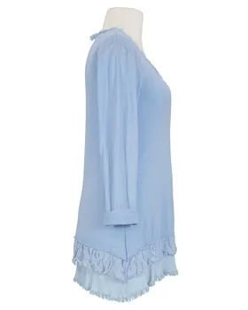 Shirt mit Spitze in  hellblau von Spaziodonna (Bild 2)