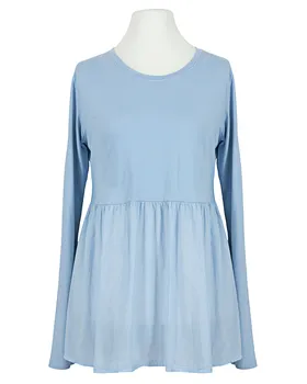 Shirt mit Volant in  hellblau von Selected Touch (Bild 1)