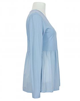 Shirt mit Volant in  hellblau von Selected Touch (Bild 2)