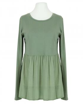 Shirt mit Volant in  khaki von Selected Touch (Bild 1)