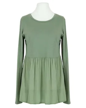 Shirt mit Volant in  khaki von Selected Touch (Bild 1)