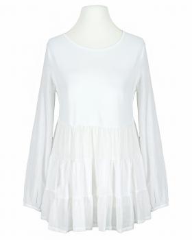 Shirt mit Volant in  weiss von Selected Touch (Bild 1)