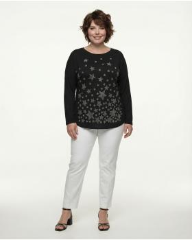 Shirt Sterne in  schwarz von To Shine (Bild 3)