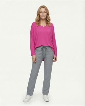 Shirt V-Ausschnitt in  pink von New Collection (Bild 2)