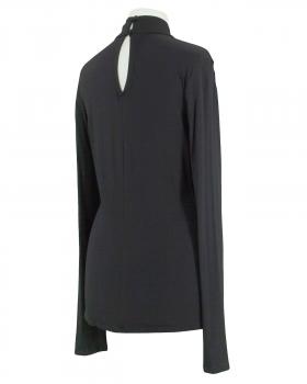 Shirt Wickeloptik in  schwarz von S-twelve (Bild 2)