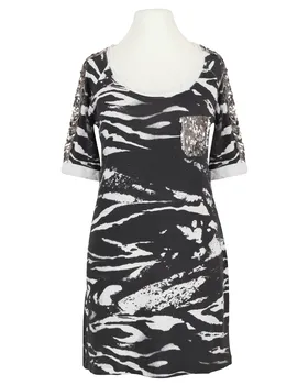 Shirt Zebra Look in  schwarz von Farfalla (Bild 1)
