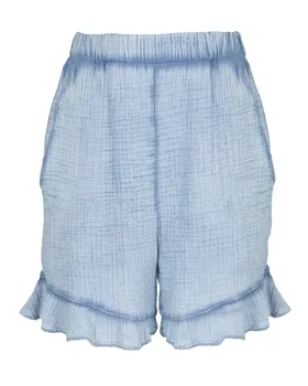 Shorts Musselin in  blau von Selected Touch (Bild 1)