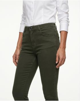 Skinny Hose Stretch in  oliv von N.Carter (Bild 5)