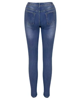 Skinny Jeans mit Streifen in  blau von Made in Italy (Bild 2)