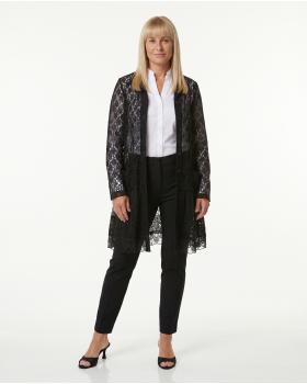 Spitzenjacke mit Seide in  schwarz von Manga (Bild 4)