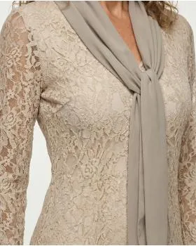 Spitzenkleid in  beige von Montan (Bild 6)