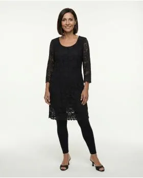 Spitzenkleid in  schwarz von Ambra (Bild 2)